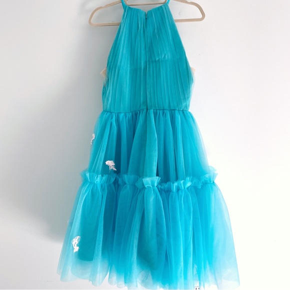 Short Formal Dress in Tulle for Homecoming Prom or Wedding with 3D Butterflies - Picture 6 of 7